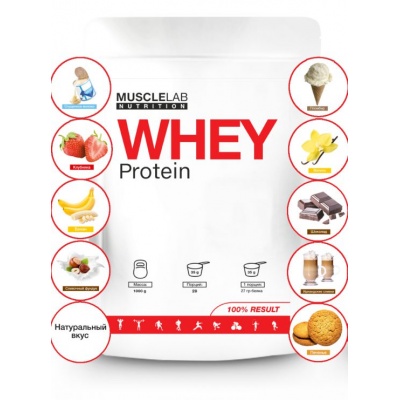  MuscleLab Whey protein 1000 