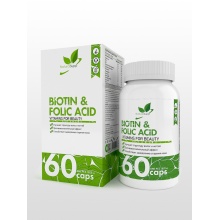 Витамины NaturalSupp Biotin+Folic Acid+Omega 3 60 капсул