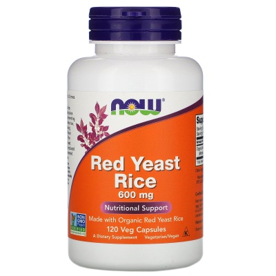  NOW Red Yeast Rice 600  120 