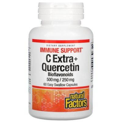  Natural Factors C Extra + Quercetin 60 