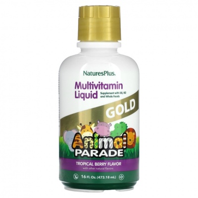  Natures Plus Kids Multi liquid Animal Parade 473 