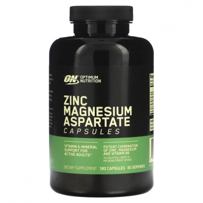  Optimum Nutrition Zinc Magnesium Aspartate 180 